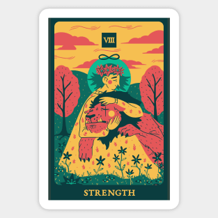 Tarot Card - Strength Sticker